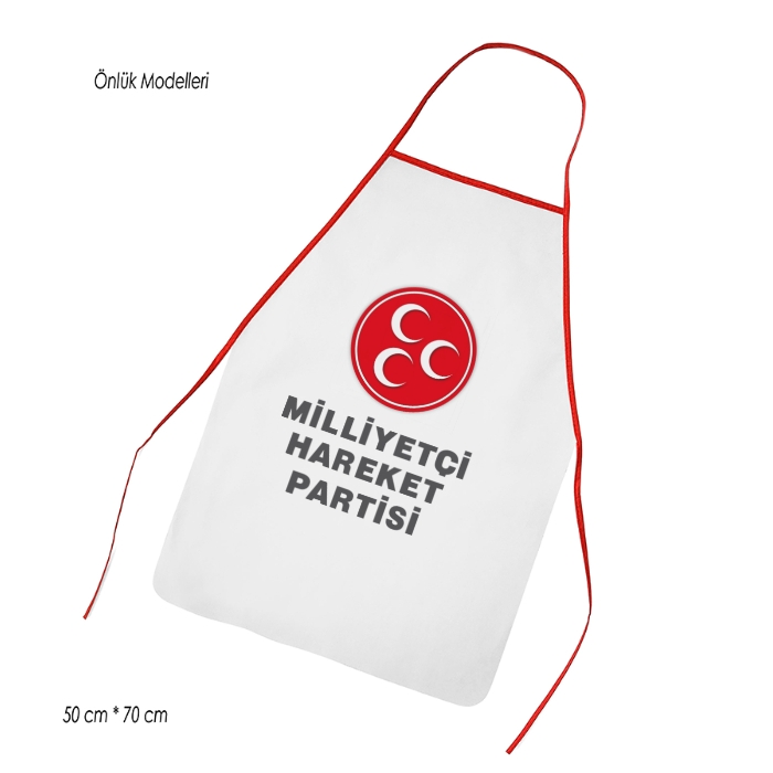 MHP Logo Baskılı Mutfak Önlüğü