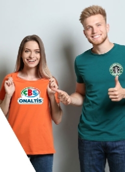 PROMOSYON SIFIR YAKA T-SHİRT