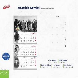 Atatürk Gemici Üç Parça Spiralli 