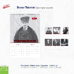 Duvar Takvimi Atatürk Özel 6 Yaprak