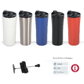 35214 - Sıcak Güven French Press Termos