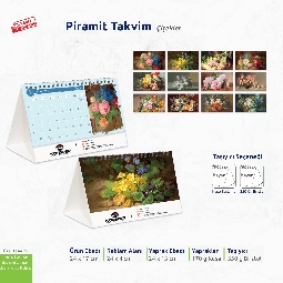 Piramit Takvim (Çiçekler)