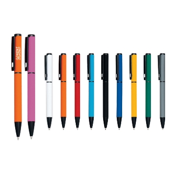 Rubber Gövde Çevirmeli Tükenmez Kalem