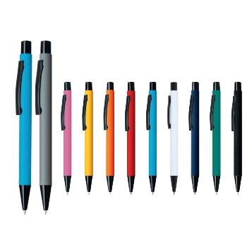 Rubber Gövde Metal Tükenmez Kalem