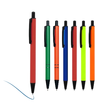 Üstten Basmalı Metal Tükenmez Kalem