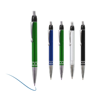 Üstten Basmalı Metal Tükenmez Kalem