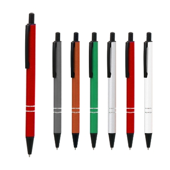 Üstten Basmalı Metal Tükenmez Kalem