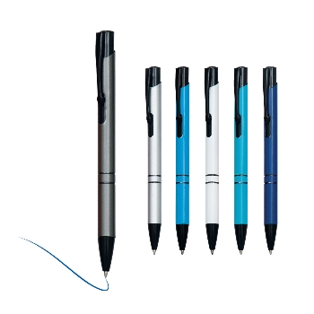 Üstten Basmalı Metal Tükenmez Kalem