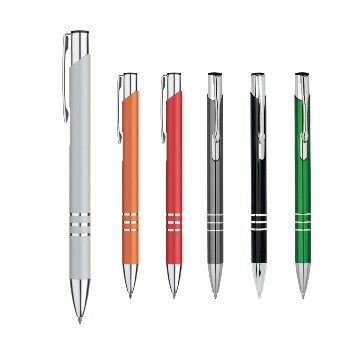 Üstten Basmalı Metal Tükenmez Kalem