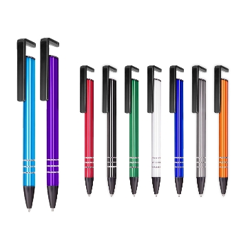 Telefon Tutacaklı Metal Tükenmez Kalem