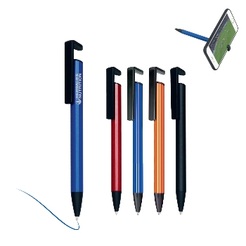 Telefon Tutacaklı Metal Tükenmez Kalem