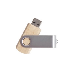 Ahşap Döner Kapaklı USB Bellek