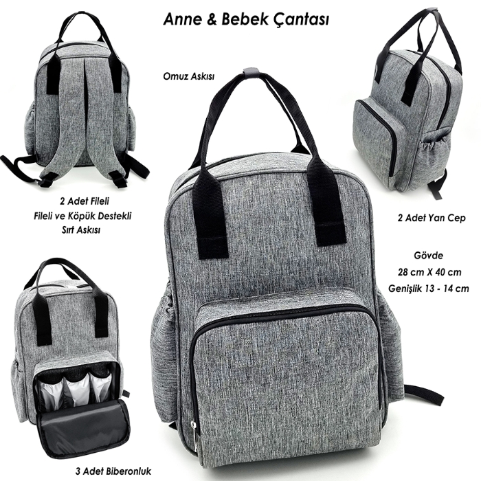Hafif ve Ergonomik Promosyon Anne Bebek Çantası