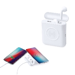 52845 - İşlevsel Bluetooth Kulaklık ve Wireless Mobil Şarj Cihazı