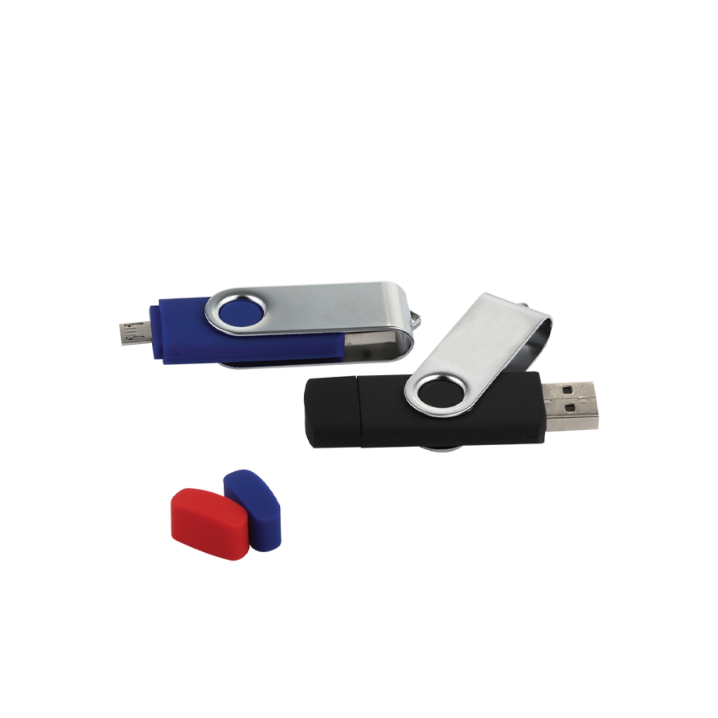 Döner Kapaklı USB Bellek (OTG Özellikli)