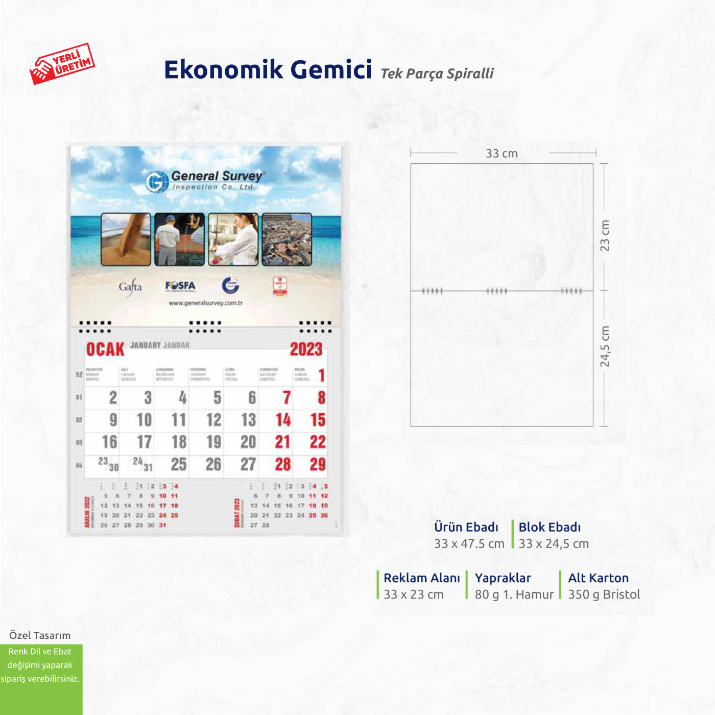 Ekonomik Gemici Tek Parça Spiralli 