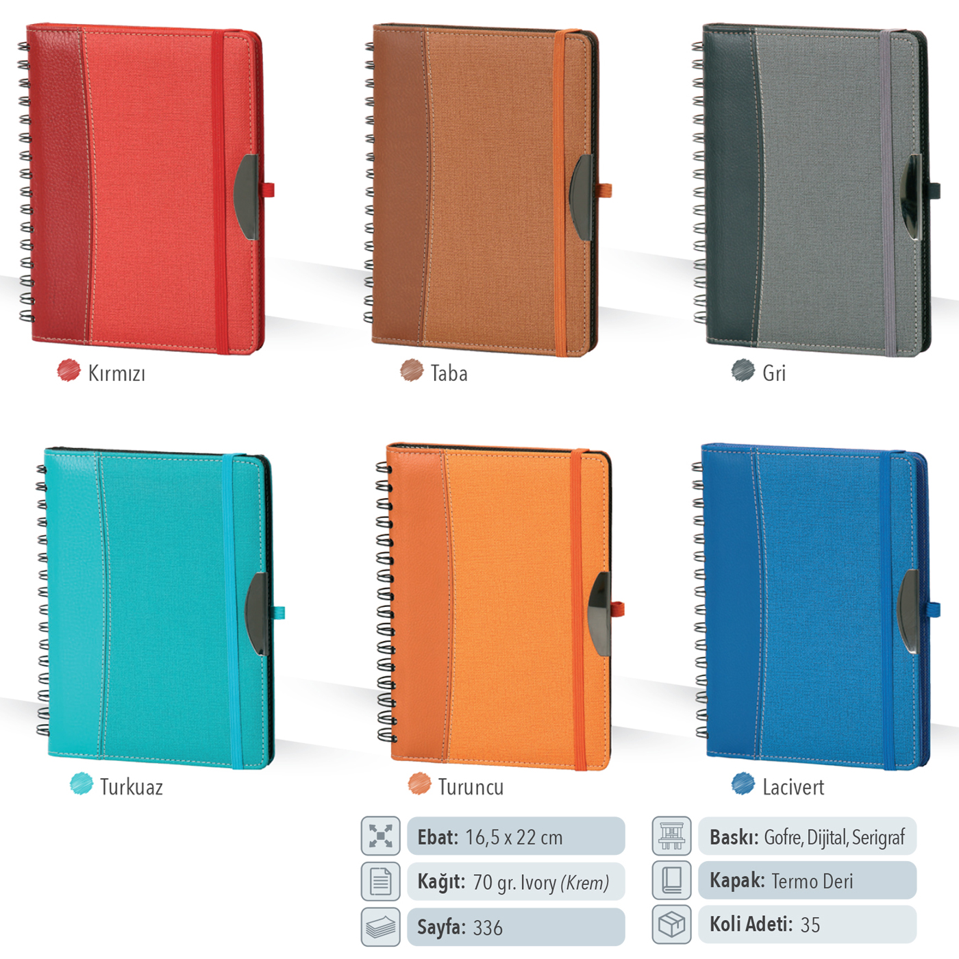 Gizli Spiralli Günlük Ajanda