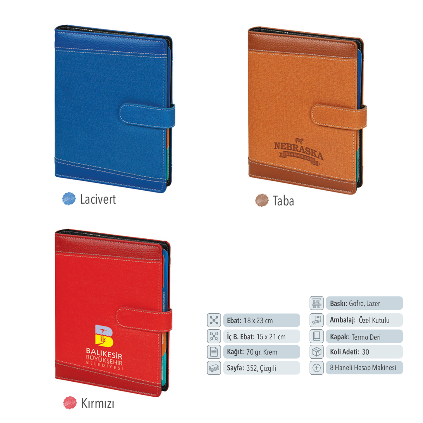 Organizer Mekanizmalı Ajanda