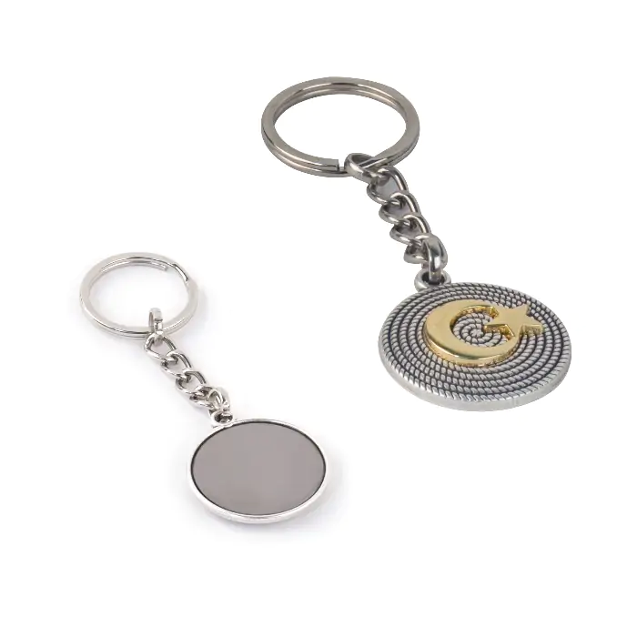 57114 - Metal Anahtarlık ile Yanında Taşı