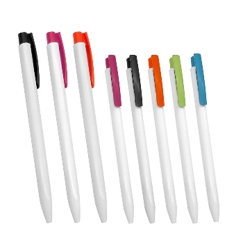 Plastik Tükenmez Kalem Üstten Basmalı