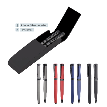30828 - Promosyon Roller ve Tükenmez Set İle Akıcı Kalemler