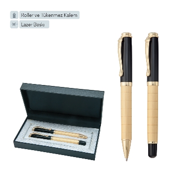 30938 - Promosyon Roller ve Tükenmez Kalem Seti ve Zariflik