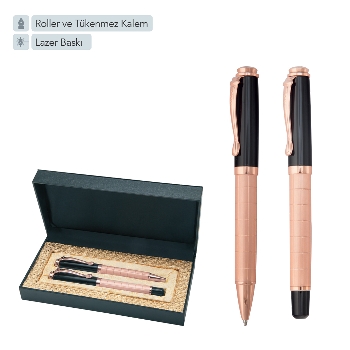 30944 - Promosyon Roller ve Tükenmez Set ile Şık Kalemler