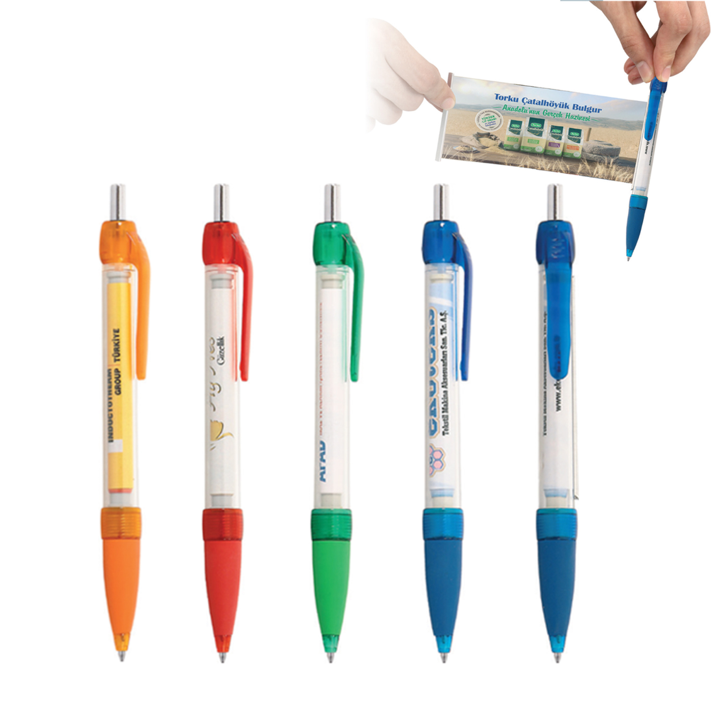 Üstten Basmalı Banner Tükenmez Kalem