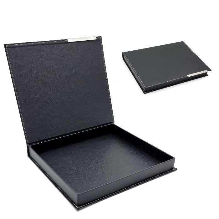 10645 - Promosyon Metal Plakalı Kaplama Kutu