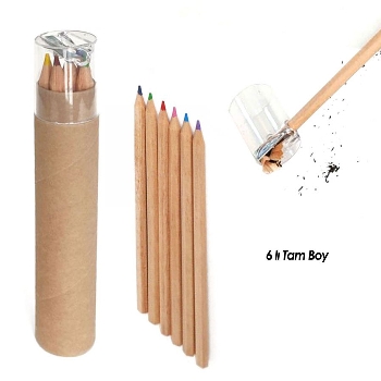 10560 - Promosyon Tam Boy 6'lı Boya Kalemi ile Renk Zenginliği