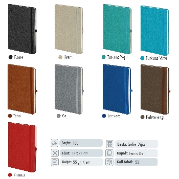 Termo Deri Tarihsiz Defter