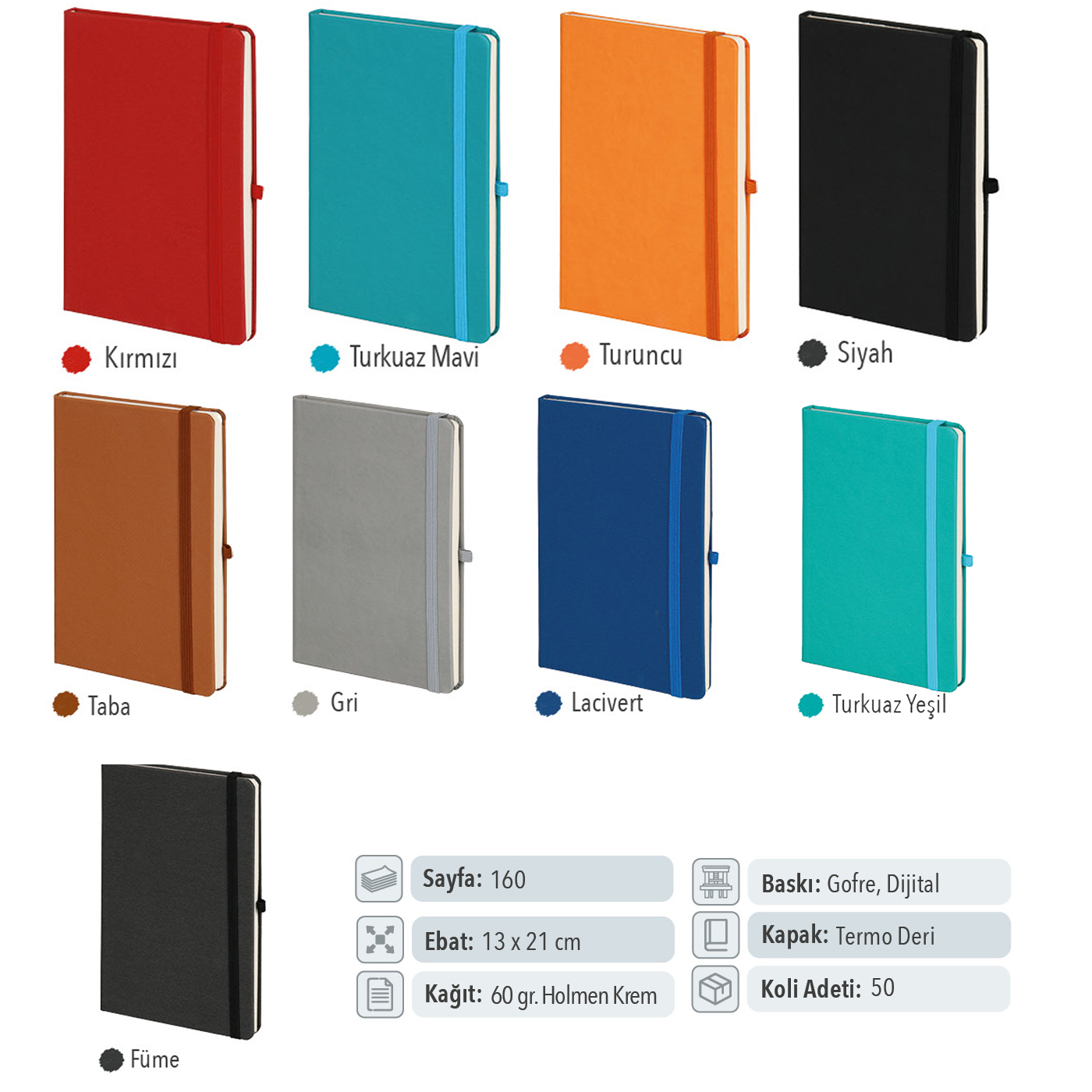 Termo Deri Tarihsiz Defter