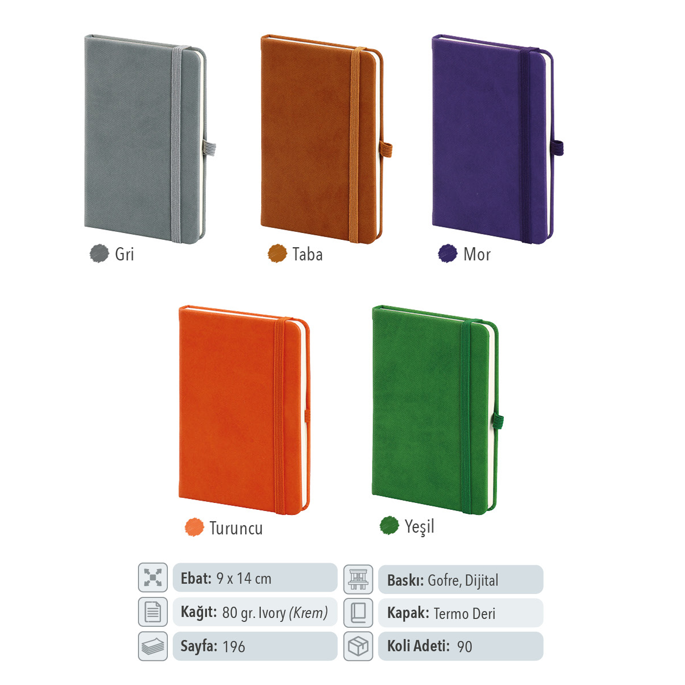 Termo Deri Tarihsiz Defter