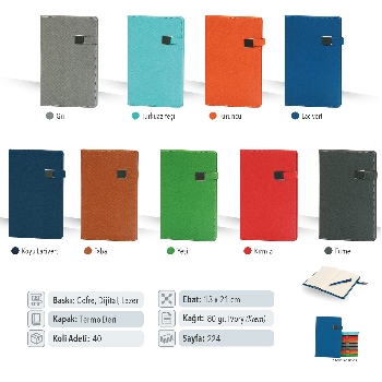 Termo Deri Tarihsiz Defter