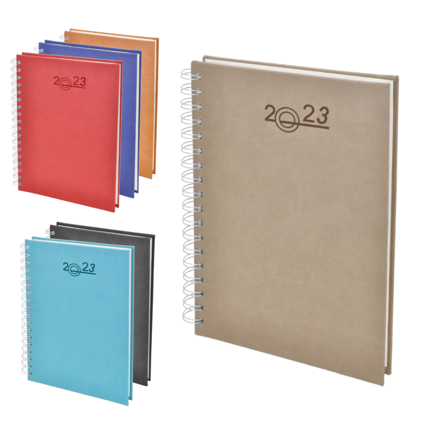 Termo Deri Kapaklı Spiralli Ajanda