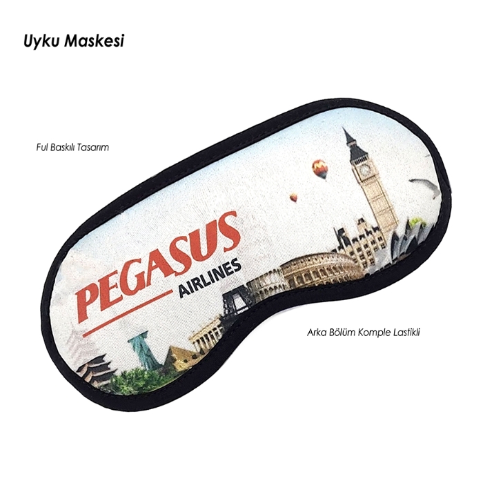 Huzurlu Uyku İçin Promosyon Uyku Bandı ve Maske