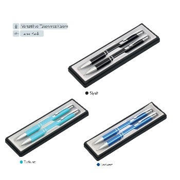 Versatil ve Tükenmez Kalem Seti