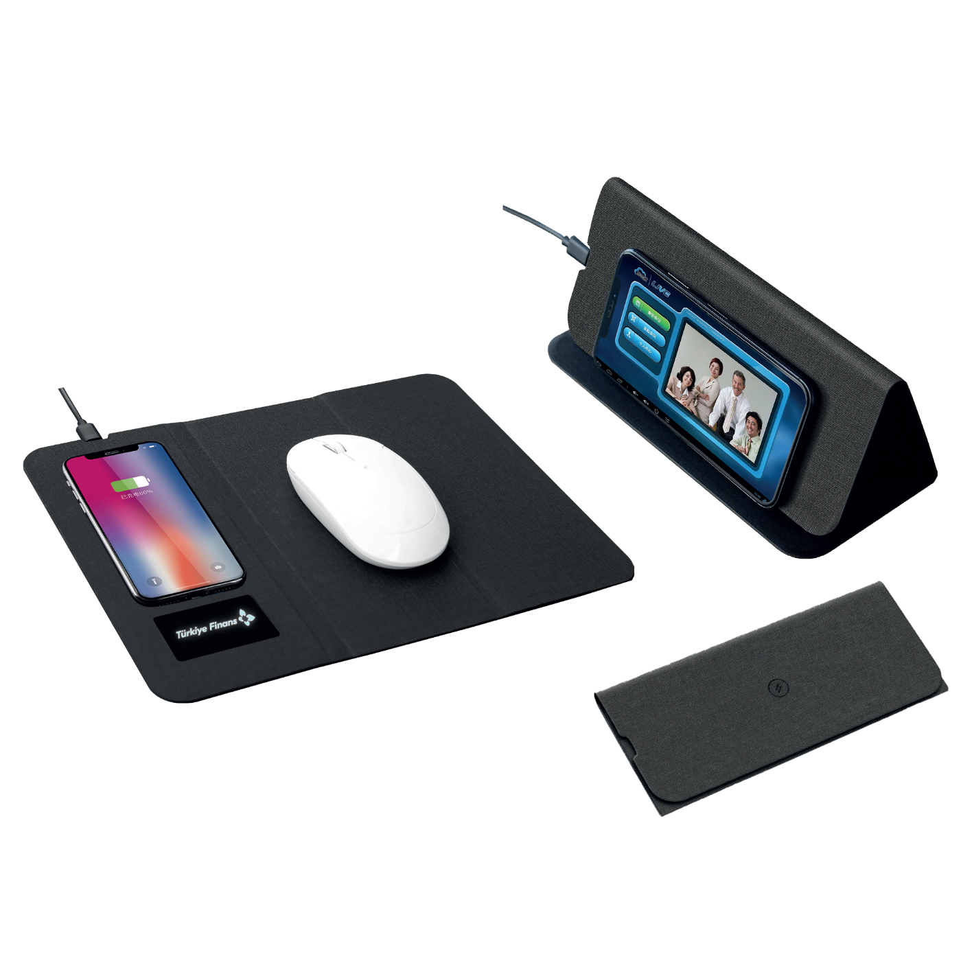 Wireless Şarjlı Mouse Pad