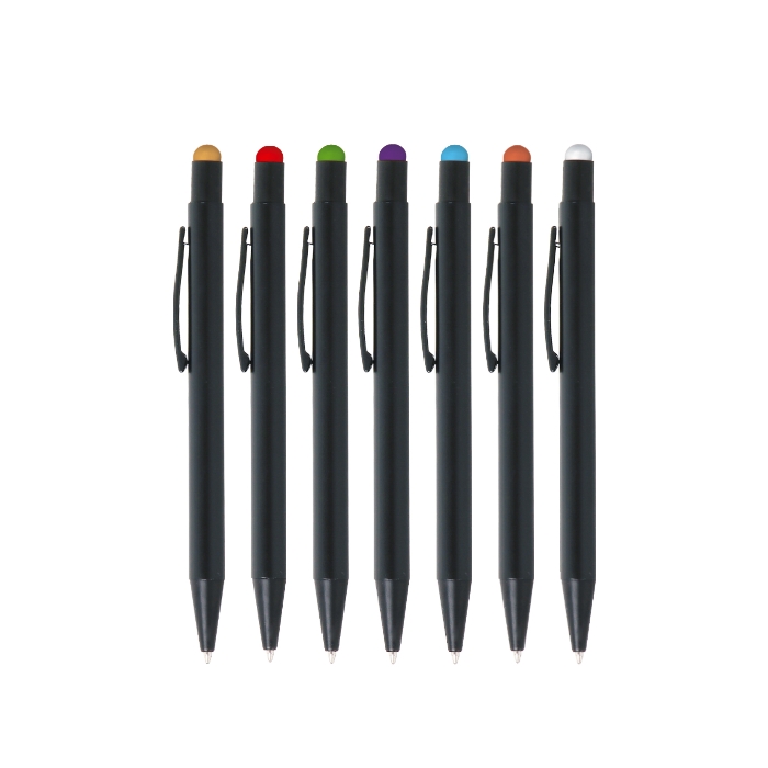 Kapak Renginde Baskı Touch Pen Metal Tükenmez Kalem