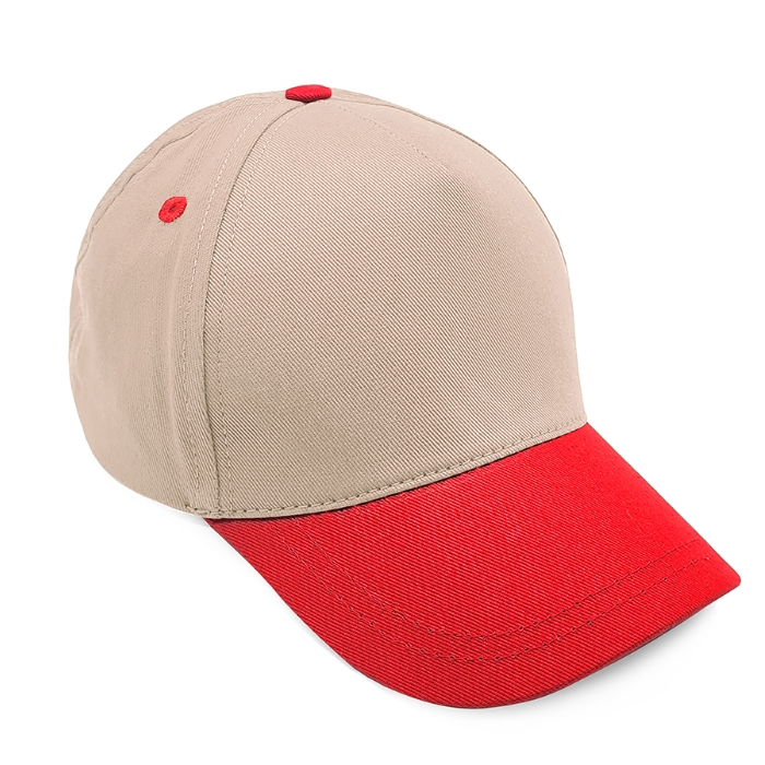 Bej Gövde - Kırmızı Siper Şapka