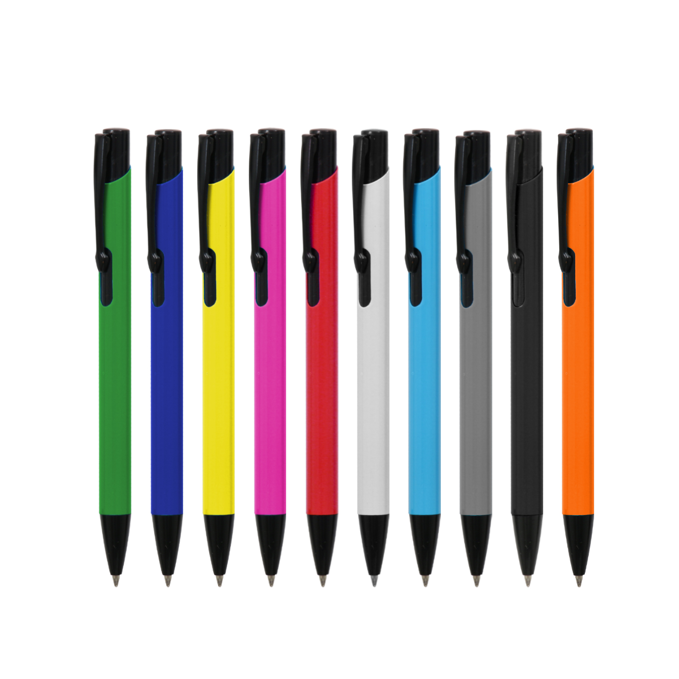 Üstten Basmalı Metal Tükenmez Kalem