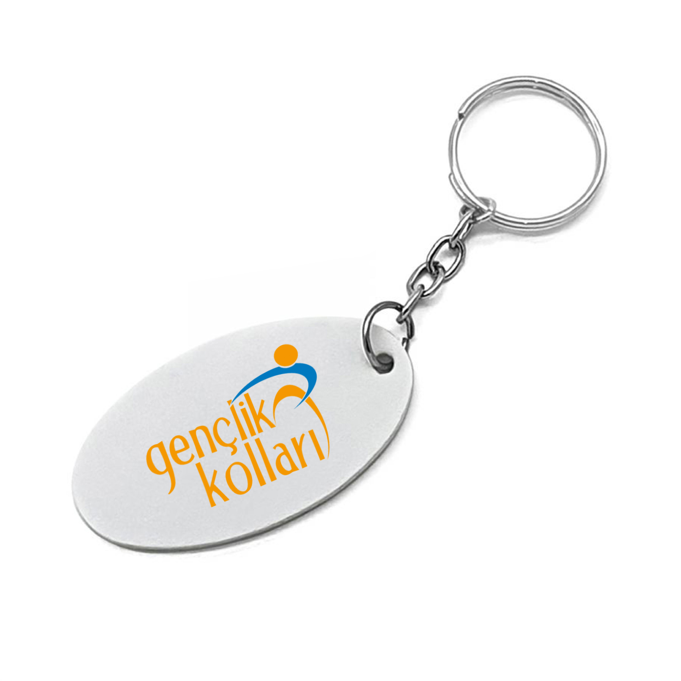 AK Parti Ekonomik Derili Anahtarlık - Oval