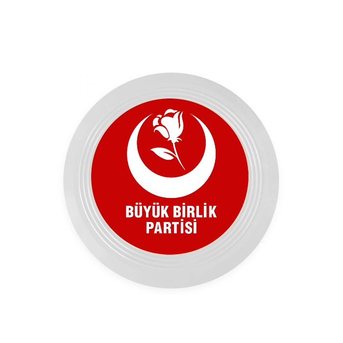 Büyük Birlik Partisi Logo Baskılı Frizbi