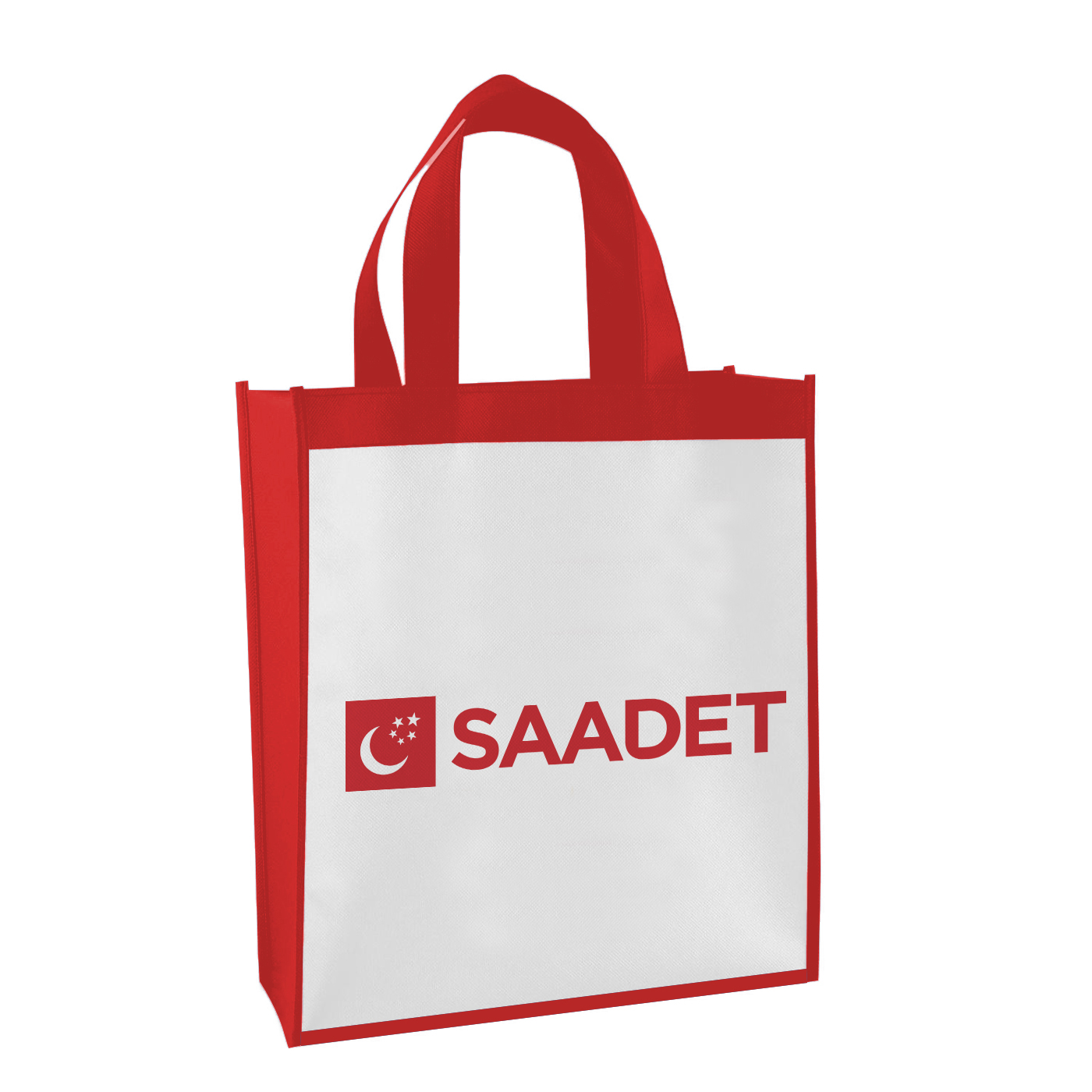 Saadet Partisi Logo Baskılı Elyaf Çanta