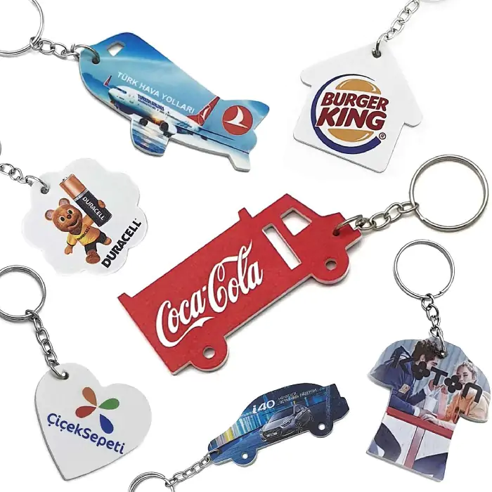 19510 - Stil Tamamlayıcı Promosyon Deri Anahtarlık