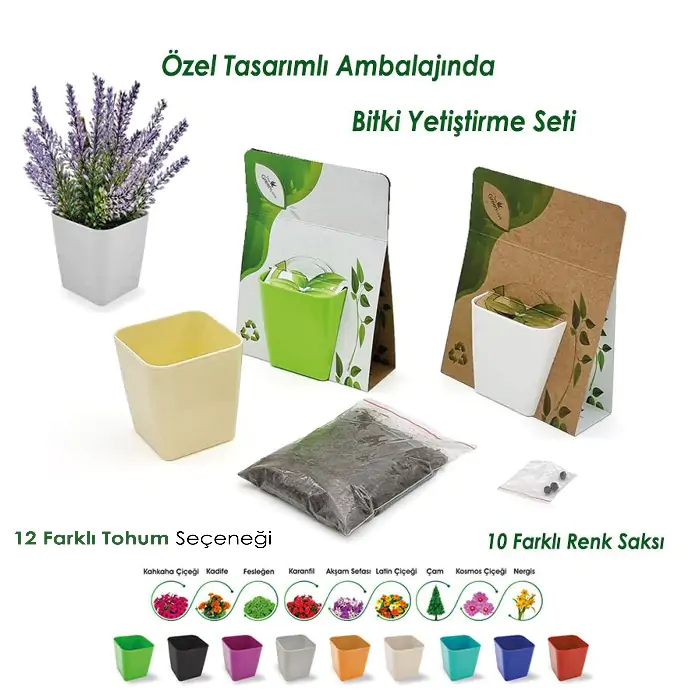 Çantalı ve Tohumlu Bitki Dikim Seti