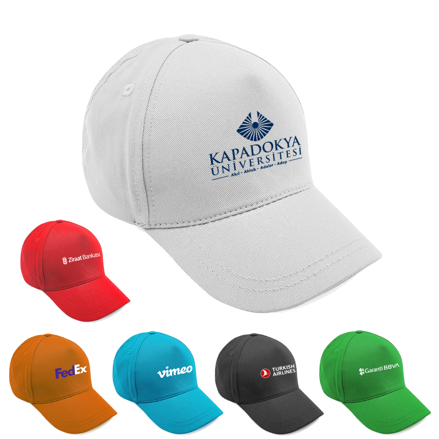 Promosyon Şapka - Pamuk - Gri