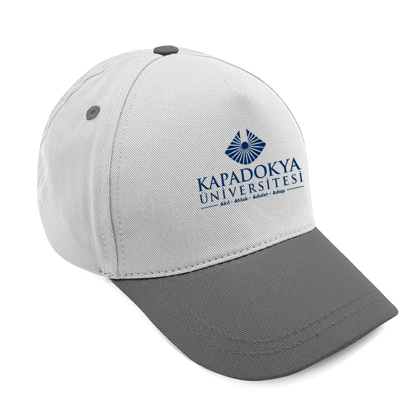 Promosyon Şapka - Pamuk - Gri Siper