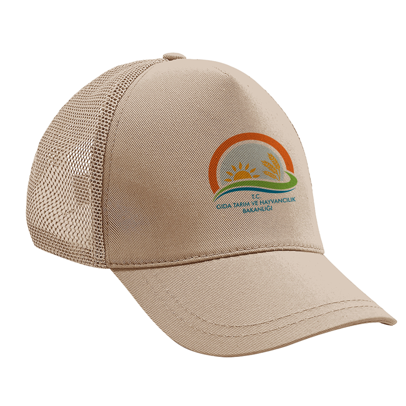 Promosyon Şapka - Fileli - Bej