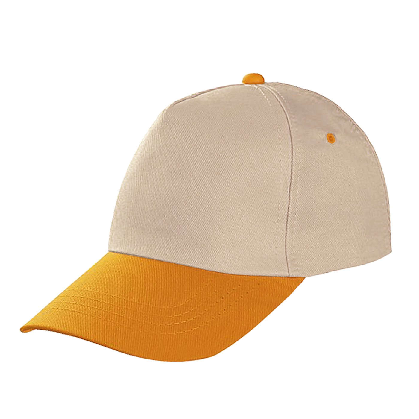 Promosyon Şapka - Bej - Turuncu